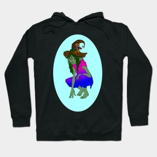 Bisexual pride goblin Hoodie